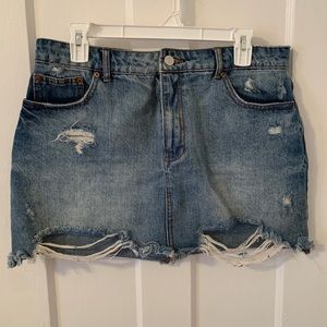 Denim skirt